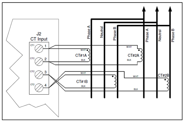 CT hook-up diagram