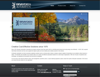 screenshot of brayden.com website